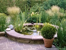 Wasserbecken rund formal